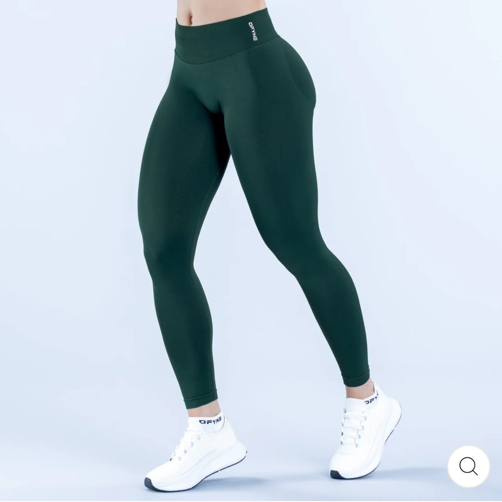 Dfyne pine green impact leggings